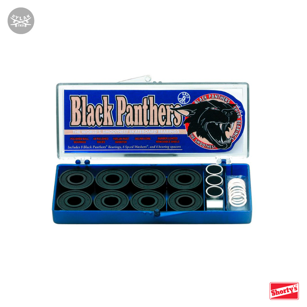 Shortys Black Panthers Abec 5 laakerit