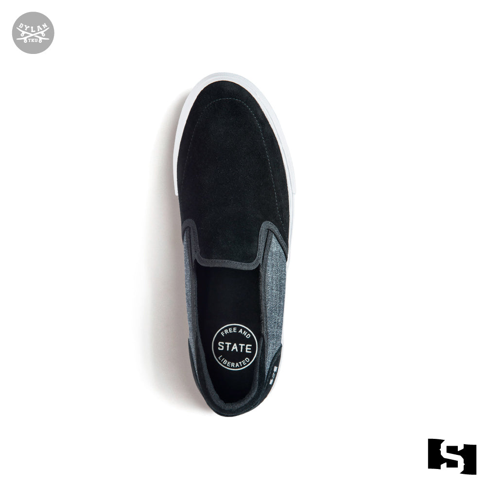 State Footwear Keys Black-Denim